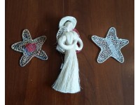 Handcrafted Sisal Christmas Tree Ornaments