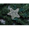 Christmas Ornament, Star, beige